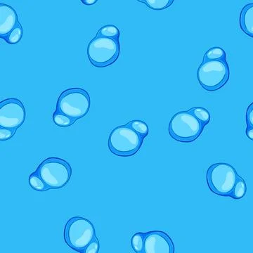 Seamless pattern ripple colorful liquid shapes cartoon vector イラスト素材