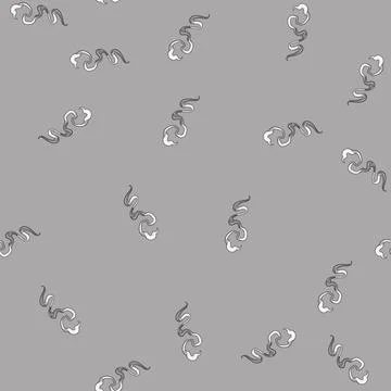 Seamless pattern Rising smoke or steam puffing from object Stock Illustration
