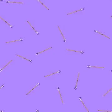 Seamless pattern ritual magic wizard stick cartoon vector 스톡 일러스트