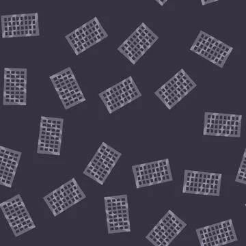 Seamless pattern road storm drain grate vector Stock Illustration