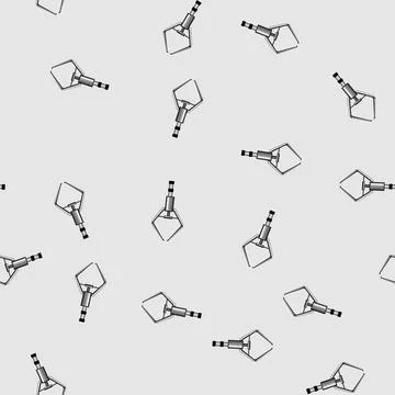 Seamless pattern robot claw machine cartoon vector Stock Illustration
