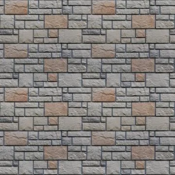 Seamless pattern of rock tile Stock Photos