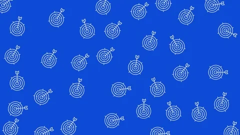 Seamless Pattern of Rocket and Stopwatch Icons Representing Speed and Growth Stock Footage 345539101