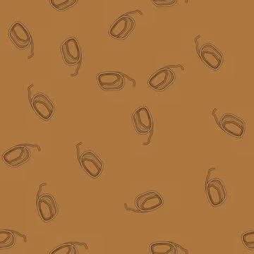 Seamless pattern rodeo lasso cartoon vector 스톡 일러스트
