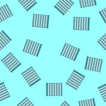 Seamless pattern Roller blind with alternating striped pattern design Stock Illustration