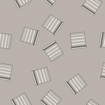 Seamless pattern Roller blind closed providing privacy and sun protection Stock Illustration