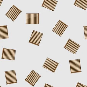 Seamless pattern Roller blind creating shade and privacy for home interior Stock Illustration
