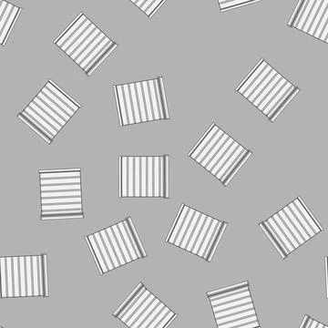 Seamless pattern Roller blind offering privacy and light control Stock Illustration