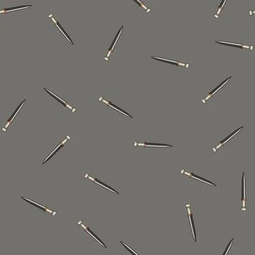 Seamless pattern Roman gladiator dagger weapon cartoon Stock Illustration