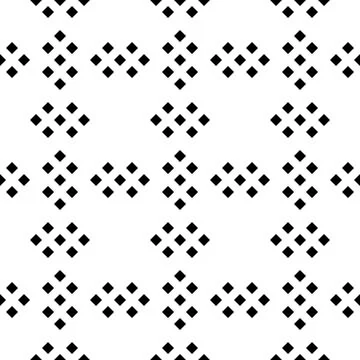 Seamless pattern of rombus groups in black and white Stock Illustration