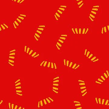Seamless pattern roof canopy awning cartoon vector Stockillustratie