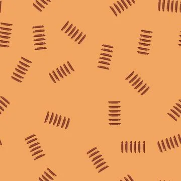 Seamless pattern rope ladder concept for climbing high and reaching goals Stock Illustration