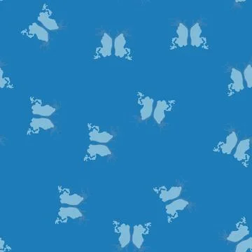 Seamless pattern Rorschach inkblot test analyzing human psychology Stockillustratie