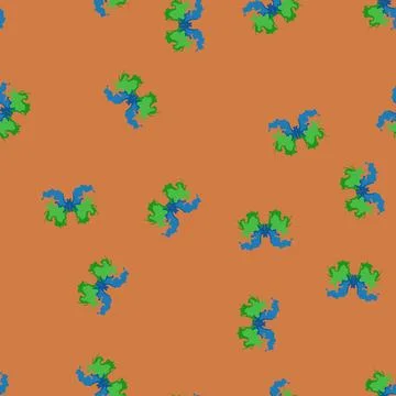 Seamless pattern Rorschach inkblot test interpreting psychology concepts Stockillustratie
