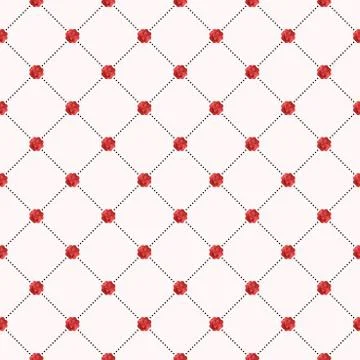 Seamless pattern with rose flowers. Иллюстрация