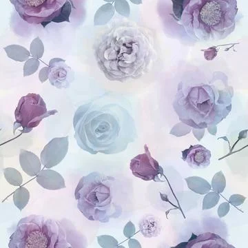 Seamless pattern with roses seamless pattern with roses . Endless texture ... Stock Photos