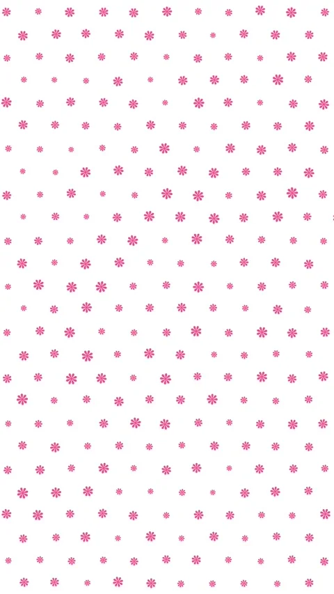 Seamless Pattern Of Rotating Pink Flower Asterisk Symbols On A White Background Stock Footage 332006840
