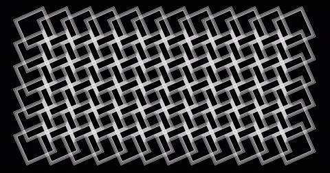 Seamless Pattern Rotation. Loop Graphics. Rectangular pattern. Stock Footage 68780558