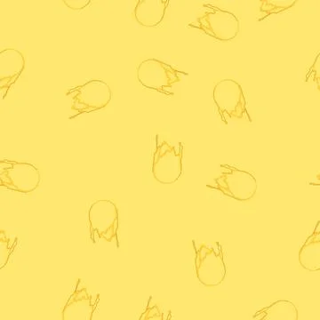Seamless pattern round melted circle cartoon vector Stockillustratie