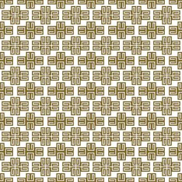 Seamless pattern of round pixel mosaic Stock Illustration