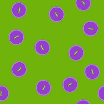 Seamless pattern round sewing button cartoon vector Stock Illustration