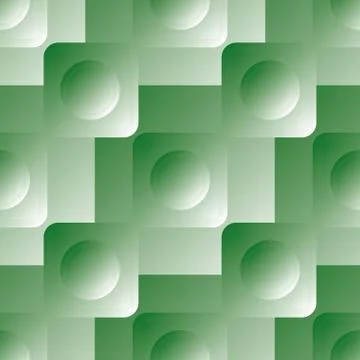 Seamless pattern with rounded squares Stock Illustration