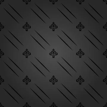 Seamless Pattern With Royal Lily 스톡 일러스트