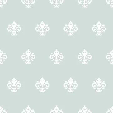 Seamless Pattern With Royal Lily Stock Illustration