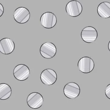 Seamless pattern rpg metal game button cartoon vector Stock Illustration