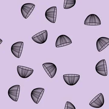 Seamless pattern rustic decorative bowl cartoon vector Stock Illustration