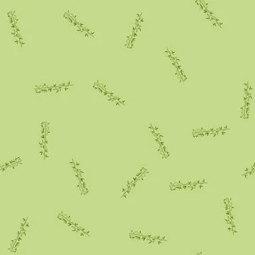 Seamless pattern rustic olive border divider cartoon vector Stock Illustration