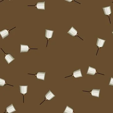 Seamless pattern rustic pendant lights cartoon vector イラスト素材
