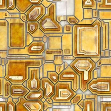 Seamless  pattern  of rusty high tech  pattern Stock Illustration