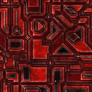 Seamless  pattern  of rusty high tech  pattern Stock Illustration