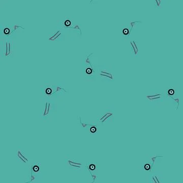 Seamless pattern rusty wheelbarrow cartoon vector Stock Illustration