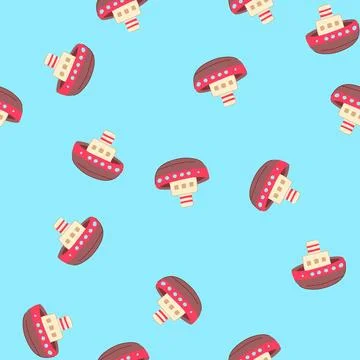 Seamless pattern s bath toy cartoon vector 스톡 일러스트