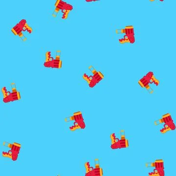 Seamless pattern s bubble gun toy cartoon vector Stock Illustration