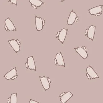 Seamless pattern Sack filled with grain or dry food product Stock Illustration