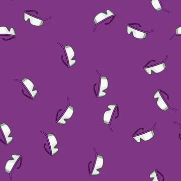 Seamless pattern Safety glasses providing eye protection for medical procedur イラスト素材