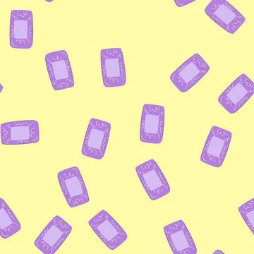 Seamless pattern safety kid plaster cartoon vector Illustrazione stock