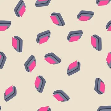 Seamless pattern sanize post it dispenser cartoon vector イラスト素材