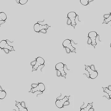 Seamless pattern saudi arabic tea pot cartoon vector Stockillustratie