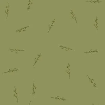 Seamless pattern savory olive border divider cartoon vector 스톡 일러스트