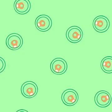 Seamless pattern scale weigh scales cartoon vector イラスト素材