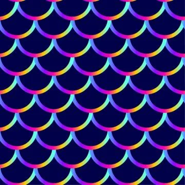 Seamless pattern of scales Stock Illustration