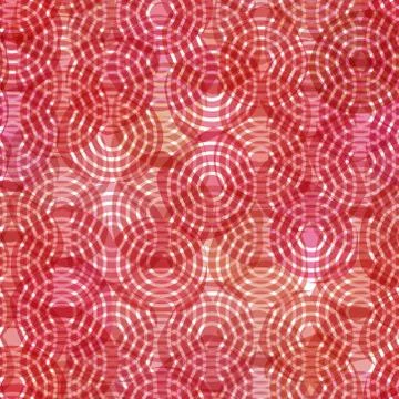 Seamless pattern scales simple abstract background with japanese wave circle  Illustrazione stock