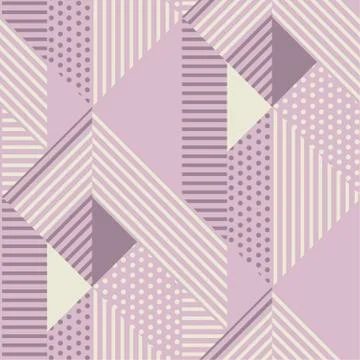 Seamless pattern in scandinavian dust rosy colors. Stock Illustration