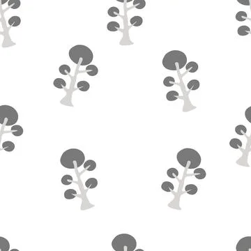 Seamless pattern scandinavian style 3 스톡 일러스트