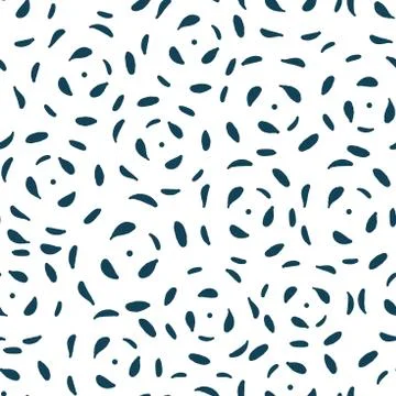 Seamless pattern in scandinavian style. Flowers pattern for print on wallpaper Stock Illustration