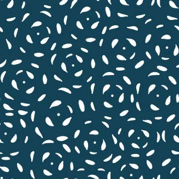 Seamless pattern in scandinavian style. Water pattern for print on wallpaper Stock Illustration